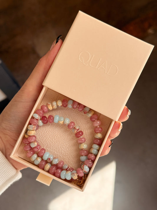 Cotton Candy Beaded Necklace