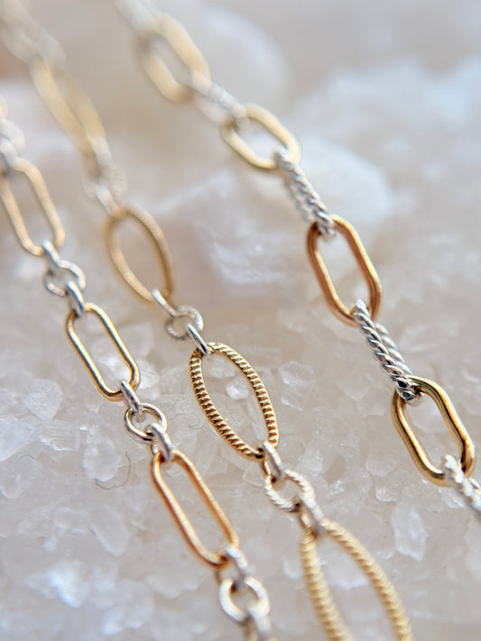 Two Toned Belle Anklet