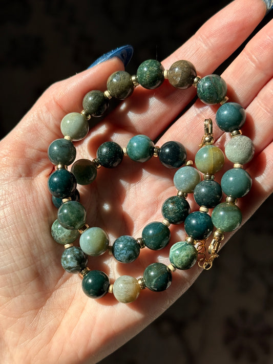 Green Jasper Necklace