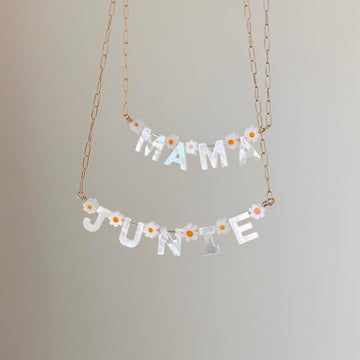 Name Mother of Pearl Necklace