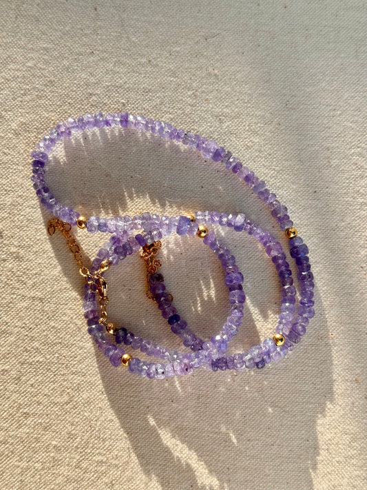Tanzanite Necklace & Bracelet