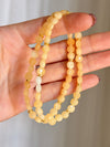 Golden Haze Beaded Necklace