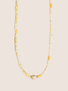 Sun Kissed Pearl Beaded Necklace