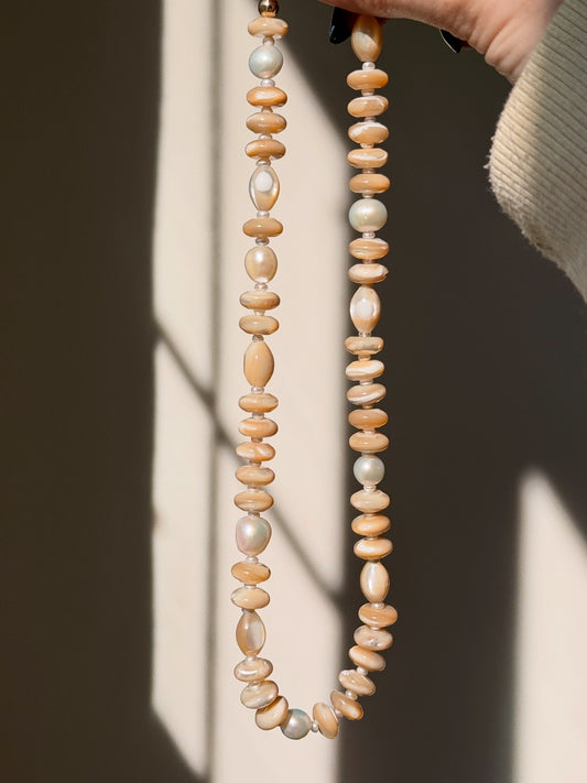 Statement Mother of Pearl Necklace