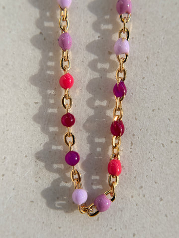 Gradient Purple Enamel Bracelet