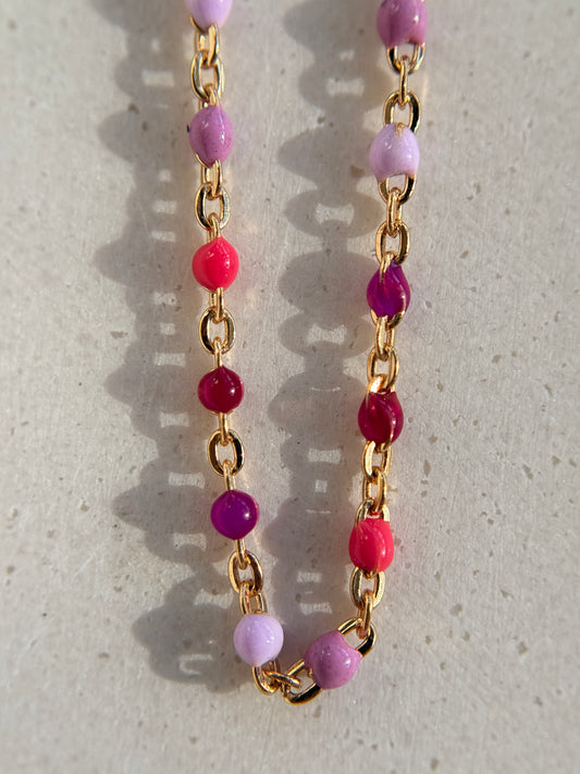 Gradient Purple Enamel Bracelet