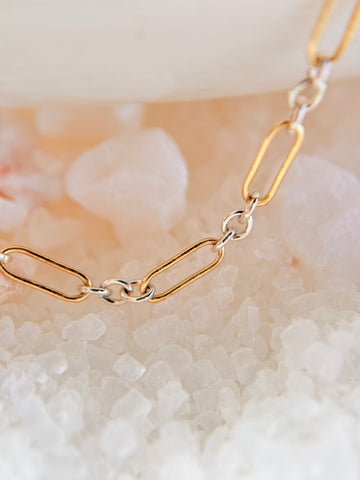 Two Toned Emmy Anklet