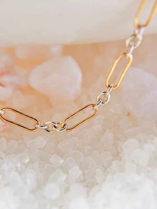 Two Toned Emmy Anklet