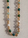 Gradient Green Enamel Chain - Quad Espresso Jewelry