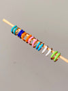 Tiny Enamel Hoops - Quad Espresso Jewelry
