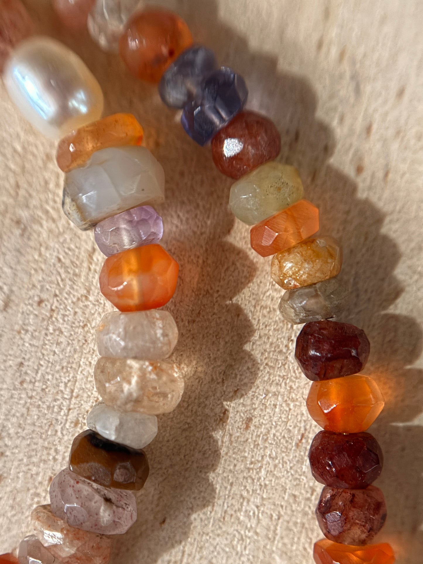 Multi Gemstone + Opal Necklace