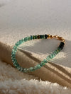 Green Gradient Tourmaline Bracelet