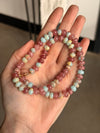 Cotton Candy Beaded Necklace