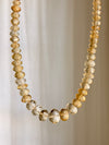 Citrine Glow Beaded Necklace
