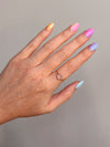 14k Solid Gold Rose Quartz Ring