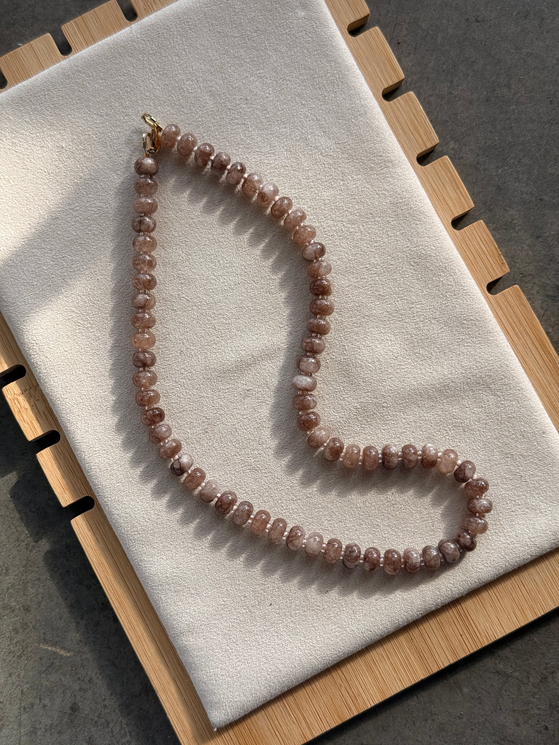Chocolate Brown 17” - Quad Espresso Jewelry