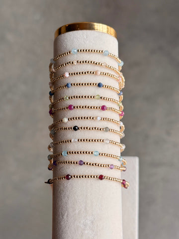 Jane Birthstone Beaded Bracelet