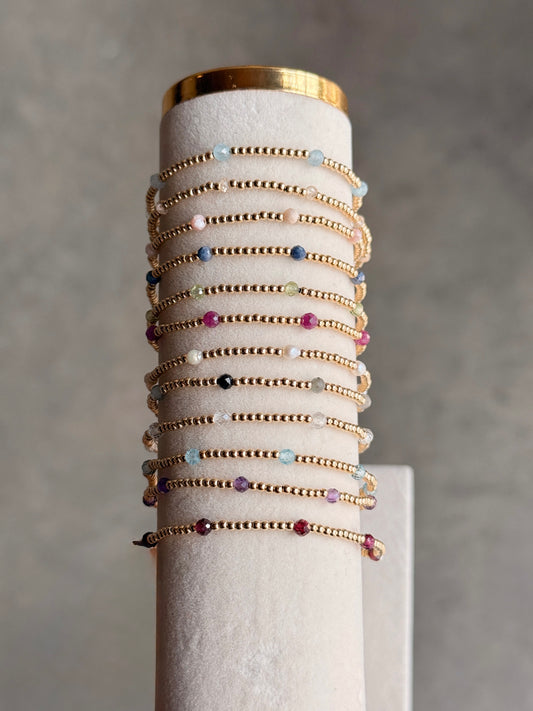 Jane Birthstone Beaded Bracelet