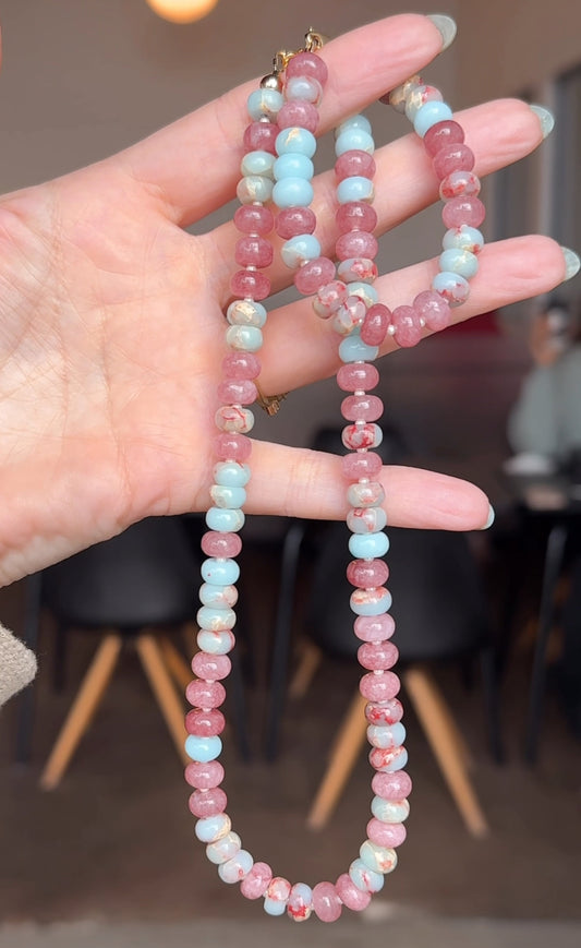 Beaded Collection ~ Cotton Candy Necklace