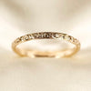 14k Solid Gold Textured Ring