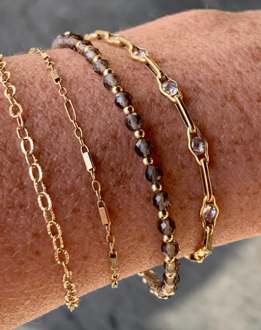 Smoky Quartz Celeste Bracelet