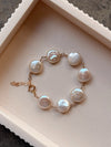 Freshwater Coin Pearl Bracelet