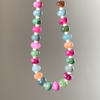 Velvet Autumn Beaded Necklace