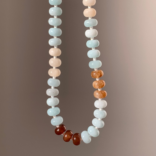 Warm Skies Beaded Necklace