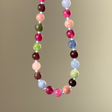 Fall Bloom Beaded Necklace