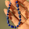 Deep Blue Beaded Bracelet