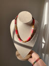 Pinks & Tans Beaded Necklace