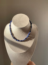 Deep Blue Beaded Necklace