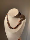 Cinnamon & Stone Beaded Necklace