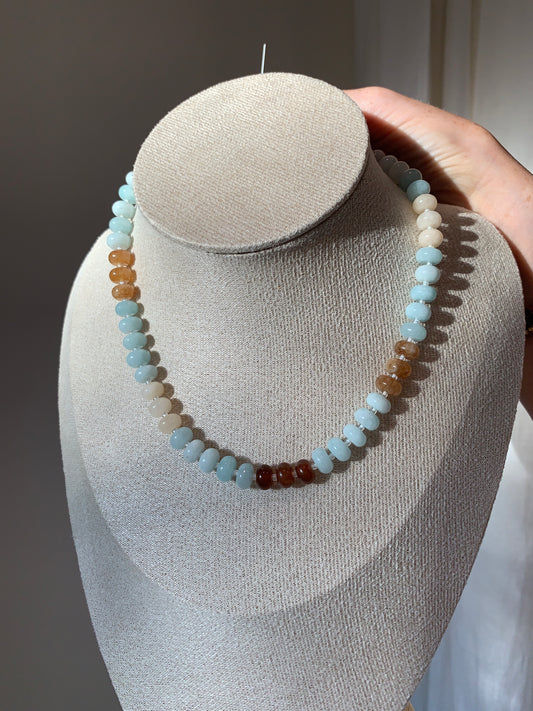 Warm Skies Beaded Necklace