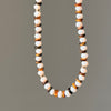 Toasted Marshmallow Beaded Necklace