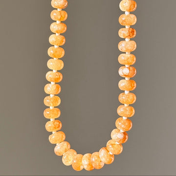 Butterscotch Beaded Necklace