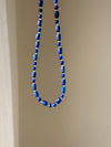 Deep Blue Beaded Necklace