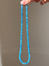 Blue Velvet Beaded Necklace