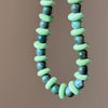 Deep Green Disc Beaded Necklace