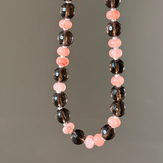 Autumn Angel Beaded Necklace
