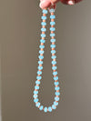 Blue & Chestnut Beaded Necklace