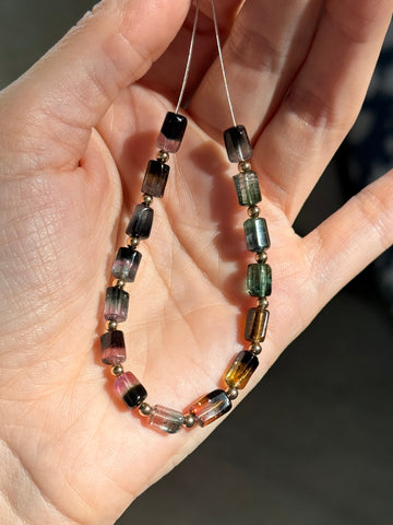 Moody Tourmaline Celeste Bracelet
