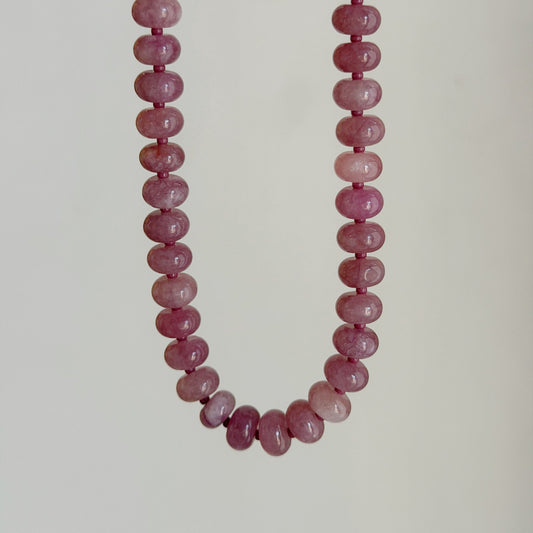Warm Cider Beaded Necklace