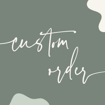 Custom Order - Date + Initial Disc