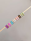 Rectangle Enamel Hoops