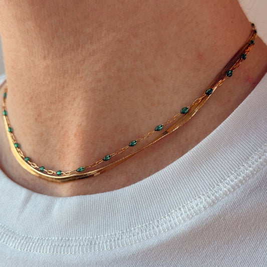 Translucent Enamel Chains