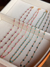 Translucent Enamel Bracelets