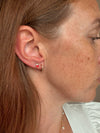 14k Solid Gold Fruit Studs