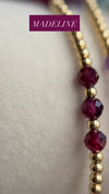 Madeline Birthstone Beaded Bracelet