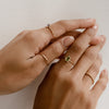 14k Solid Gold Wavelet Ring